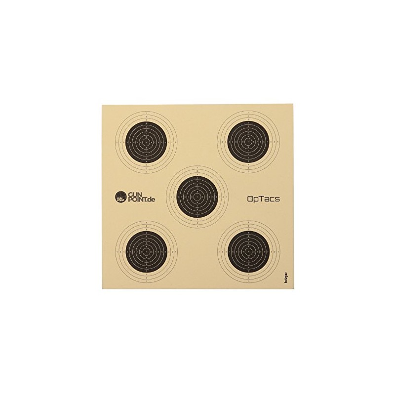 OpTacs Air Rifle Disc 14 x 14 cm with 5