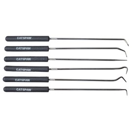 "Mayhew Tools 17991 Long Hook & Pick Set W/Cushion Grip, 9-3/4"", 6-piece", multi, one size