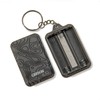 CARSON KL-10GY COB LED Keychain Flashlight with Stainless Steel Keyring,