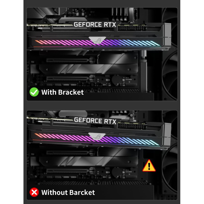 Graphics Card GPU Brace Support, Video Card Sag Holder Bracket,