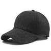 XXL 62-65cm Wool Baseball Cap Oversize Men Winter Warm Hat