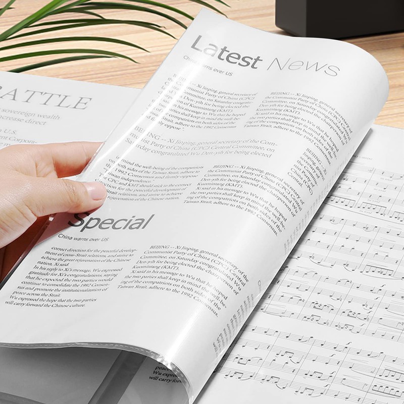 Toplive A4 PP Display Folder 60 Transparent Pockets Presentation Project