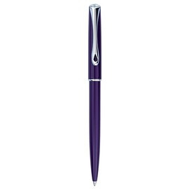 Traveller Ballpoint Pen Stainless Steel / Chrome Purple Medium 2-Piece Set