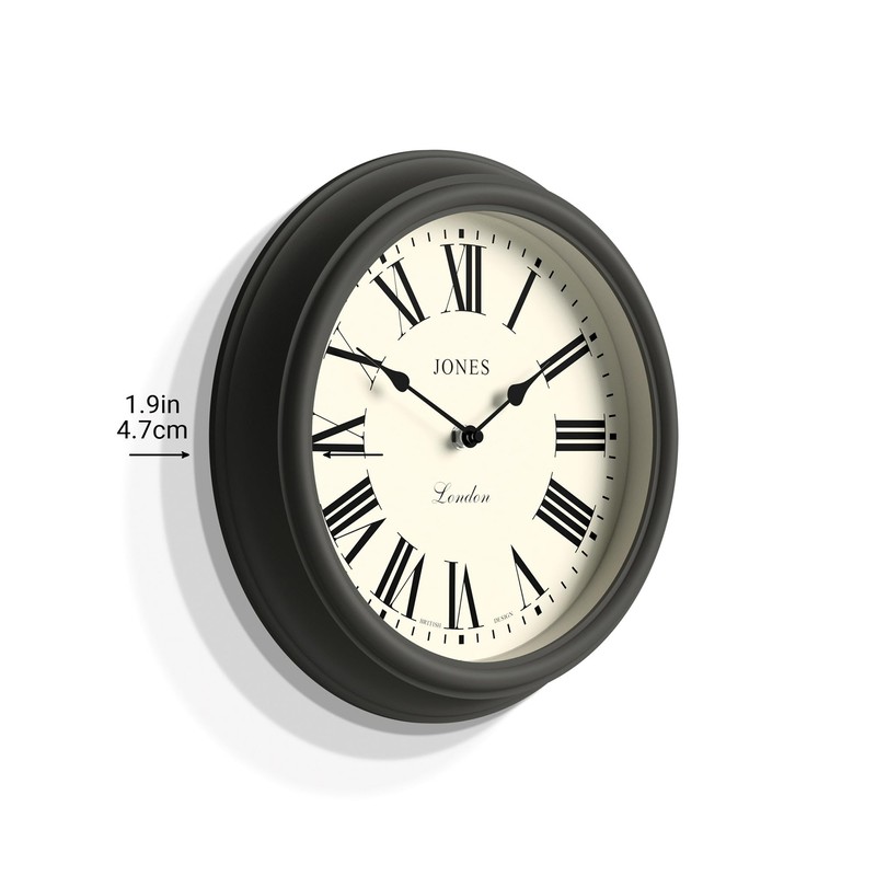 Jones Clocks® Venetian Wall Clock - Round Wall Clock -