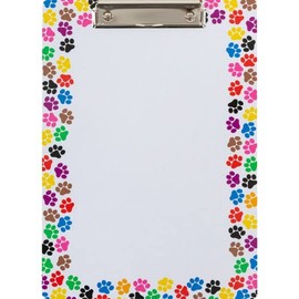 Paw-Print Clipboards - 6 clipboards