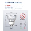 Lepro Non-Dimmable GU10 LED Light Bulbs, 5000K Daylight White GU10