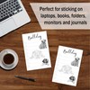Bulldog Puppies Sticky to Do List Notepad - Bulldog Stationary