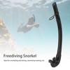 Diving Snorkel Foldable Odorless Silicone L Shape 38cm Soft Freediving