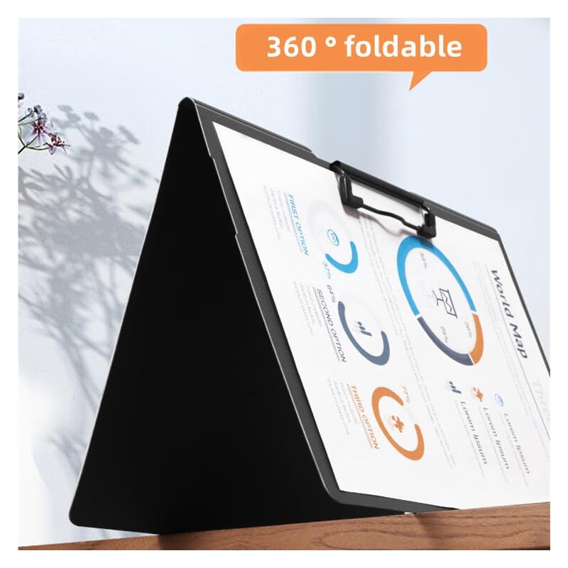 A4 Clipboard with Cover, 6 Pack Foldover A4 Clipboard File