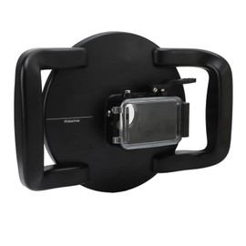 Vbestlife Puerto de Domo para OSMO Action, Estuche de Carcasa Impermeable de Doble Lente de Domo de Mano para Tomas de Videos de Fotos bajo el Agua, para OSMO Action