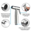 Bidet Pulverizador de acero inoxidable, Rociador para bidé de mano