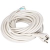 as - Schwabe 70800 Strom connection cable white 10m