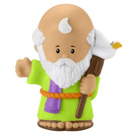 Replacement Part for Fisher-Price Little People Noah's Ark Playset - HNG03 ~ Replacement Noah Figure ~ Works with Other Sets Too ~ Children's Bible Story Playset Figure