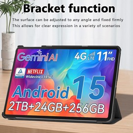 [NSFN] for Tabwee T90/W90/DOOGEE U11/U11 Pro Tablet Case,Tabwee/DOOGEE Tablet 11 Inch Case, Ultra Thin, Ultra Lightweight, Shockproof, Scratch Resistant, Trifold Stand Protective Cover,Black