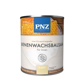 PNZ Beeswax Balm Inside, Sustainably Made with Regional Raw Materials, Made in Germany, for Wooden Ceilings, Wooden Cladding, Shelves, Furniture, Container: 0.75 L