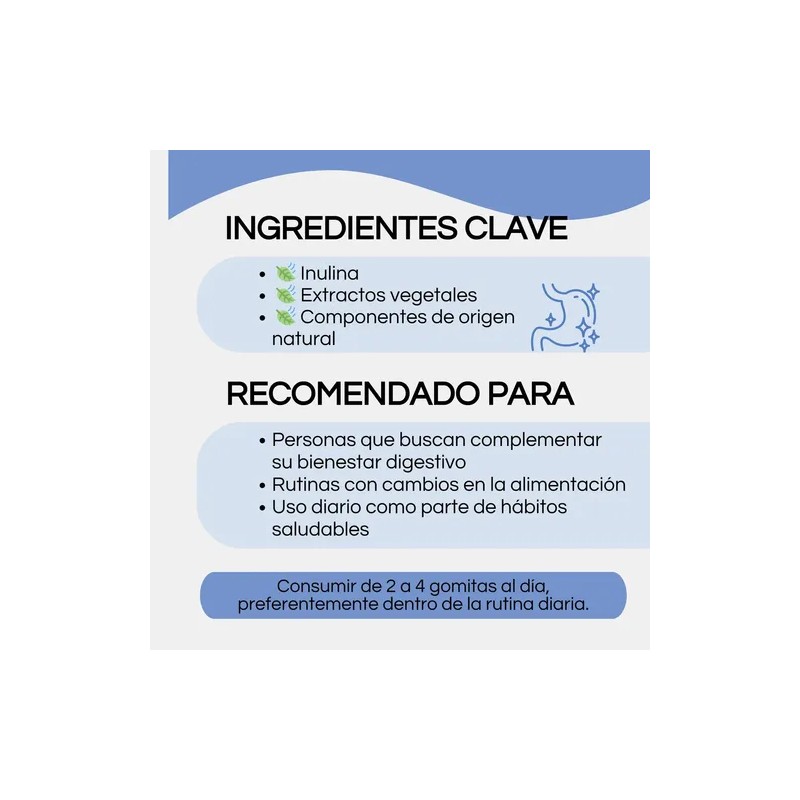 Gomitas Gastro 160 Grs Acidez Gastritis Reflujo Desinflama Sabor Insabor