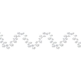 Gleam 'N Flex Snowflake Garland 25 Feet