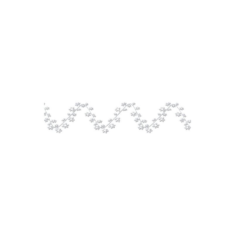 Gleam 'N Flex Snowflake Garland 25 Feet