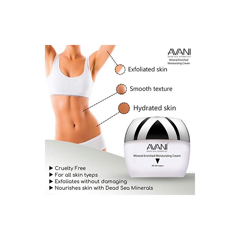Avani Dead Sea Mineral Enriched Moisturizing Cream - For Normal