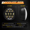 DOT Approved 80W 5-3/4" 5.75" Round LED Projection Headlight Compatible
