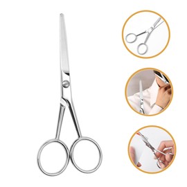 Ipetboom 3pcs Quality Stainless Steel Scissors Men's Hair Cutting Scissors Precision Trimming for Beards Mustaches