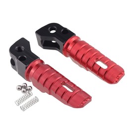 Baceyong Foot Pegs Footrest Rear Passenger Pedals (Black), 2014-2021 Compatible with KTM DUKE 125/250/390, Motorcycle Rear Pedal Footrest Foot Pegs