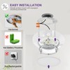 Sofiton 6 Inch Motion Sensor Ceiling Light Indoor, 14W 3000K