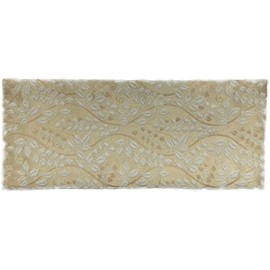 Buddhist Altar Padding Tianjiki Rin Bed Fire Resistant Buddhist Altar Mat List of Small Sizes (Botanica White, L Size 15.4 x 5.1 inches (39 x 13 cm)