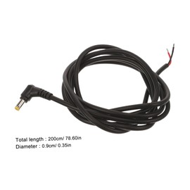 KOMBIUDA Power Cable with Male Plug to Bare Wire Open End Pigtail Cord for Devices Durable Construction Versatile for Tvs Computers and Speakers