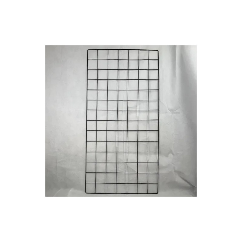 Pack 3 Rejas Exhibidoras Negras Reforzadas 1x.50m Cuadro 5