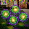 Tujoe 4 Pack Valentine's Day Solar Firework Lights Decorations Garden