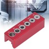 Round Wood Dowel Jig, Aluminum Alloy Drill Guide Block for