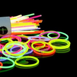 Generic Bracelets Luminosi 100 Pz Multi Colour