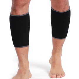 NeoTech Care Calf Compression Sleeve for Calves Support or Shin Splint (Black Color, Size S, 1 Pair)