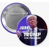Trump 2024 pins - 3-Pack Campaign Buttons (2.25 inches)