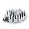 Yorovent 33mm x 4 1/4” Spike Lug Nut Covers,Push-On Nut