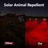 Mysora 12 Pcs Solar Predator Light Nocturnal Animal Repeller Outdoor