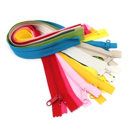 Zipperstop Wholesale YKK Sale 18cm Handbag Zipper (Special Assorted 10 Colours) YKK 4.5 with Extra-long Pull (10 Zippers /Pack)