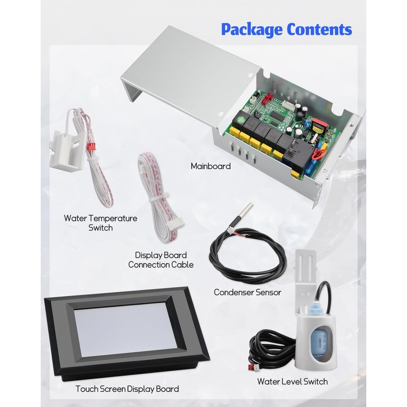 Business Cube ice Maker Controller kit Fit for Vevor/Cotlin/Coolski Split