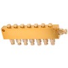 Oil Distributor Adjustable Brass Lube Piston Separator Divider Valve Lubrication