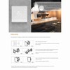 Ailgely WiFi Smart Thermostat Room Thermostat Weekly Programmable Supports Touch