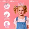 SUBTAVIK 5th Birthday Decorations, Girl Headband Flower Princess Crown Hairband