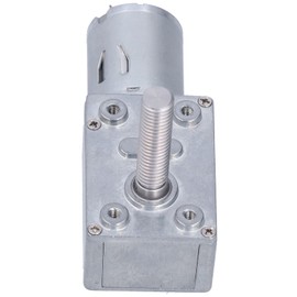 Jgy-370 Industrial Drive Worm Gear Motor M8 Threaded Shaft Slow Motor Self-Locking Motor (Dc12V 66Rpm), Gear Motor