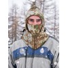 3 Pieces Camo Balaclava Hunting Face Mask Sherpa Hood Windproof