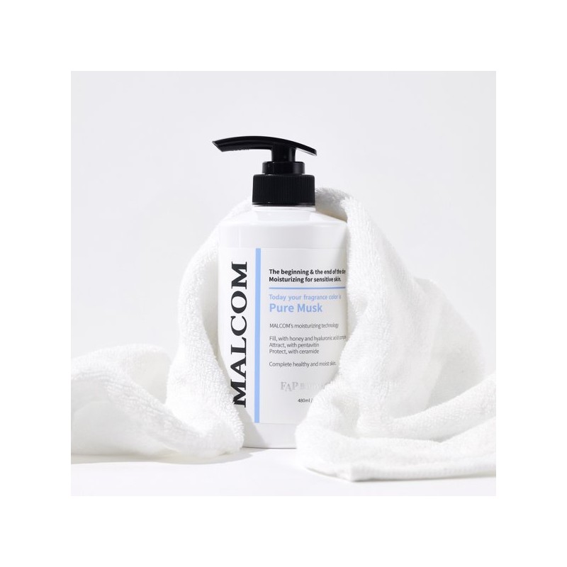 Malcolm FAP triple moisturizing care body lotion (unscented) 480ml 520ml