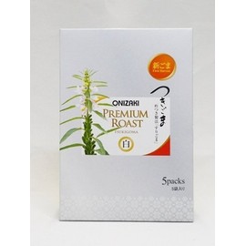 Onizaki Sesame Premium Roast with Sesame White 5 Bags Pack, Approx. 3.0 oz (85 g)