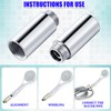 Unifizz Nickel Plated Brass Pipe Fitting Extension 20mm G1/2 Female