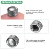 M METERXITY 25-Pack Threaded Cap Nuts, M6x11mm Screw Caps for