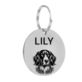 Pet Tags STAINLESS STEEL  LASER ENGRAVED PET TAG ID DOG NAME TAGS ALL BREEDS AVAILABLE