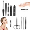 Fingernails Set, Manicure Set 9 in 1 Piece Travel Set,